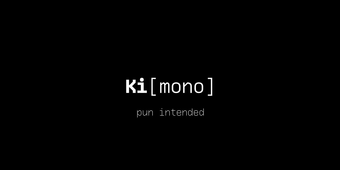 Пример шрифта Ki Italic